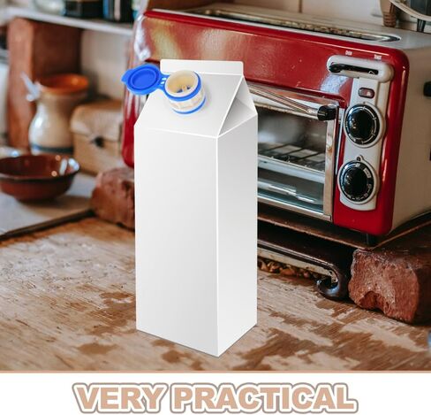 HAKIDZEL Box Drink Spout with Lid Milk Carton Pourer Beverage Diverter Easy Pour Milk Jug Dispenser for Home Kitchen Use in Saudi Arabia