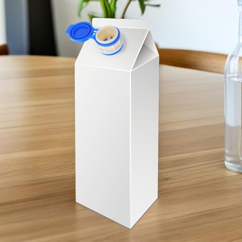 HAKIDZEL Box Drink Spout with Lid Milk Carton Pourer Beverage Diverter Easy Pour Milk Jug Dispenser for Home Kitchen Use in Saudi Arabia