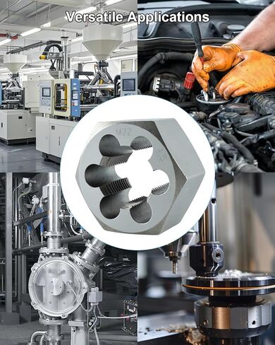 M22 x 1.5 Carbon Steel Hex Rethreading Die for Right Hand in Saudi Arabia