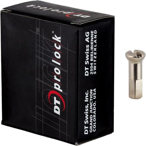DT Swiss Spoke Nipple Brass 2.0 x 14mm Prolock/Prohead Silver - Box of 100 - NPBD20140N0100 in Saudi Arabia