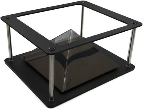 hokojix 3D Hologram Projector Py-ramid Pad Tab-let PC Hologram 3D Display Stands Projector l present, 22.5x19x9.5cm in Saudi Arabia