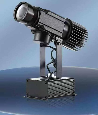 80W Outdoor GOBO Logo Projection Light, Custom Rotating Image LED Spotlight for Storefront Advertising, Wall/Floor Pattern Lamp IP67 Waterproof for Business, Shop, Wedding Event Stage in Saudi Arabia