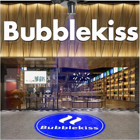 80W Outdoor GOBO Logo Projection Light, Custom Rotating Image LED Spotlight for Storefront Advertising, Wall/Floor Pattern Lamp IP67 Waterproof for Business, Shop, Wedding Event Stage in Saudi Arabia