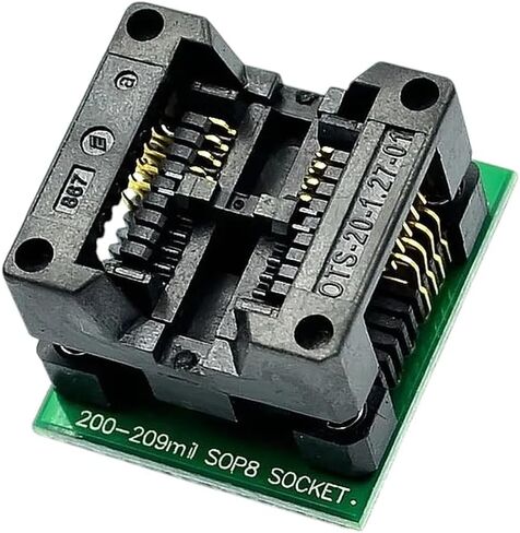 Smairt Electronics 150mil 200MIL وحدة تحويل المقبس SOIC8 SOP8 إلى DIP8 EZ Programmer Adaptier جديد 2026 عالي لمكونات إلكترونية موثوقة ودقة وأداء مستقر in Kuwait