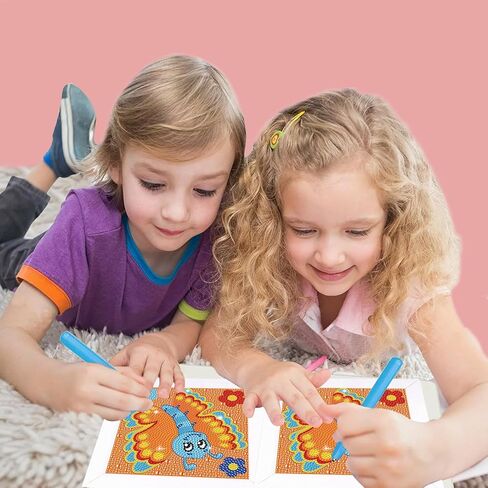 مجموعات الطلاء الماس Miairivy للأطفال ، DIY 5D Cartoon Diamond Art مع إطار ، والحرف الإبداعية للغاية ، والهدايا ، وهدايا أعياد الميلاد ، وديكور الغرفة للفتيات والفتيان الذين تتراوح أعمارهم بين 4-12 (الفراشة 1) in Saudi Arabia