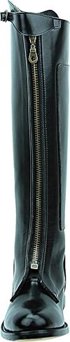 Hispar Mens Man Invader-1 Polo Players Boots Tall Knee High Leather Equestrian Black in Saudi Arabia