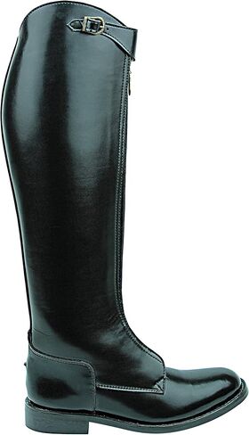 Hispar Mens Man Invader-1 Polo Players Boots Tall Knee High Leather Equestrian Black in Saudi Arabia
