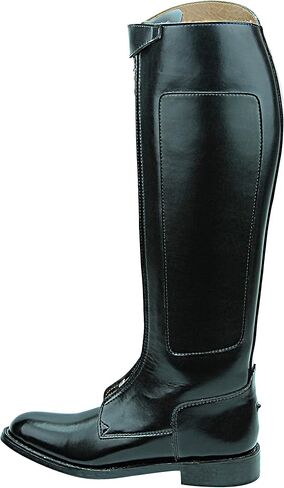 Hispar Mens Man Invader-1 Polo Players Boots Tall Knee High Leather Equestrian Black in Saudi Arabia
