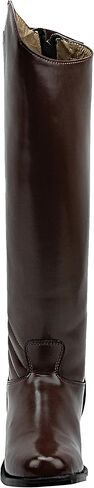 Hispar Mens Man Elegant Dress Dressage Boots with Zipper Riding English Equestrian Brown in Saudi Arabia