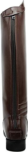 Hispar Mens Man Elegant Dress Dressage Boots with Zipper Riding English Equestrian Brown in Saudi Arabia