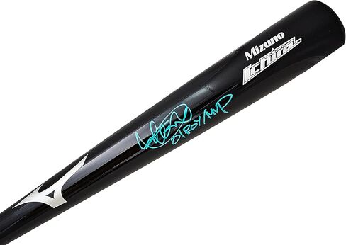 Ichiro Suzuki Autographed Black Authentic Player Model Bat Seattle "01 ROY/MVP" IS Holo Stock #212165 in Saudi Arabia