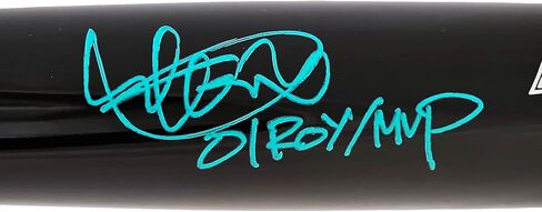 Ichiro Suzuki Autographed Black Authentic Player Model Bat Seattle "01 ROY/MVP" IS Holo Stock #212165 in Saudi Arabia