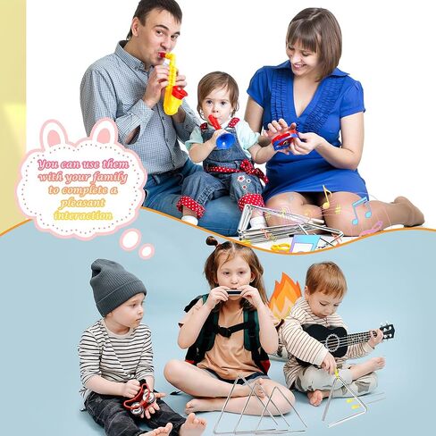 14 Pcs Triangle Percussion Instrument Set 4 5 6 7 8 9 10 Inch Triangle Musical Instrument with Striker Steel Hand Triangles for Kids Adults Rhythm Music Learning and Teaching in Saudi Arabia