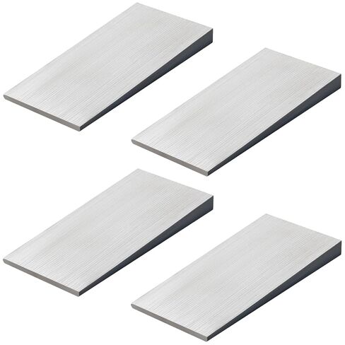 4 PCS Steel Flange Wedges, Metal Wedges Shims for Leveling, 4" x 2" Triangle Steel Wedge for Leveling, Welding & Metal Lathe Alignment in Saudi Arabia