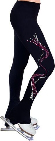 NY2 SPORTSWEAR Figure Skating Practice Pants with Spangles S117 - Adult Sizes in Saudi Arabia