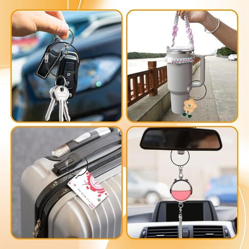 150pcs Black Steel Wire Keychains Cable – 2mm Thick, 6" Heavy Duty Luggage Tags & Key Rings with PVC Coating in Saudi Arabia