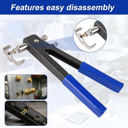 YINGKESI 430Pcs Rivet Nut Tool Kit, Metric Rivnuts Assortment Kit (M8/M6/M5/M4/M3), Rivnut Tool Kit with Rivet Nut Gun for Decoration, Furniture and Industrial Applications in Saudi Arabia