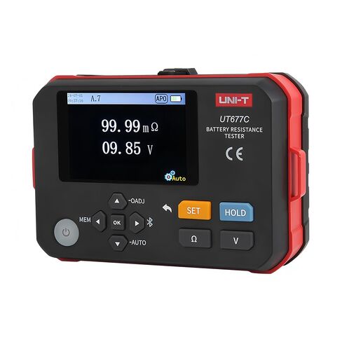 UNI-T Uni-Trend UT677C Internal Resistance Tester 3Ω 120V Battery Insulation Tester Internal Resistance Meter Ohm Meter with Bluetooth in Saudi Arabia