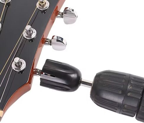 Guitar String Winder Head Tool, Electric Drill Tuning Peg Puller, Guitar Bass Repair Maintenance DIY Tool in Saudi Arabia
