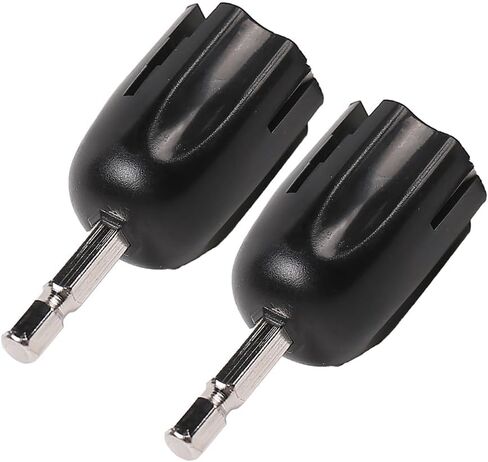 2 Pieces Guitar String Winder Head Electric Drill Tuning Peg Puller Guitar String Winder Drill Bit Guitar Bass Repair Maintenance Tool, Black in Saudi Arabia
