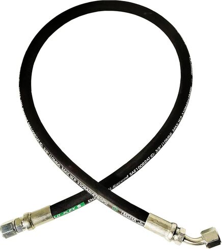 Autovo Hydraulic Hose Swivel Assembly 3/8" Hydraulic Hose with Female JIC X 45° Female JIC 36" Long 4785 psi in Saudi Arabia