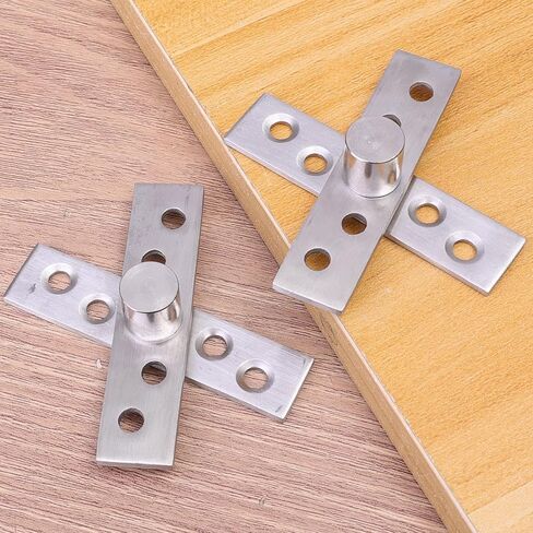 1PCS Stainless Steel Pivot Hinge Central Rotating Hinge 360 Degree Door Concealing Up Down Shaft for Home Doors,7.7 * 1.8cm in Saudi Arabia
