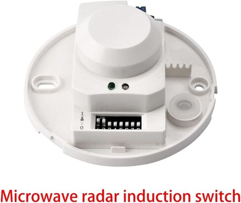 AC220-240V Microwave Radar Induction Switch 5.8GHz HF System 360 Degree Motion Detector 1200W Ceiling Mount Light Sensor Switch in Saudi Arabia