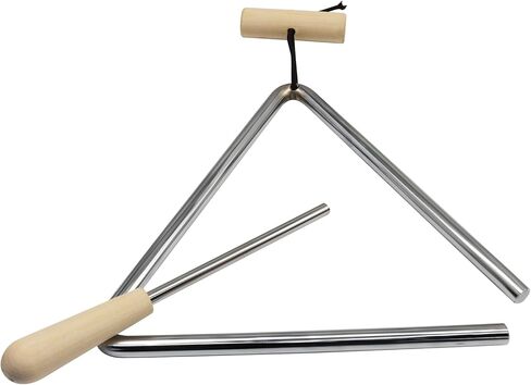 Hordion Professional Grade Adult Triangle Instrument, 6 Inch Pro Percussion Triangle with Striker for Serious Musicians in Saudi Arabia