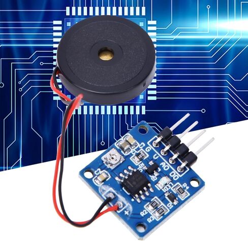 2 قطعة وحدة استشعار الاهتزاز الكهرضغطية 5 فولت تيار مستمر AD/DO حساسية قابلة للتعديل للطبول الإلكترونية ومشاريع الروبوتات ذاتية الصنع 20 × 20 مم in Kuwait