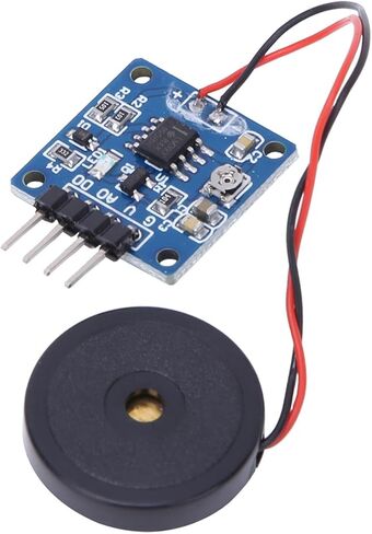 2 قطعة وحدة استشعار الاهتزاز الكهرضغطية 5 فولت تيار مستمر AD/DO حساسية قابلة للتعديل للطبول الإلكترونية ومشاريع الروبوتات ذاتية الصنع 20 × 20 مم in Kuwait
