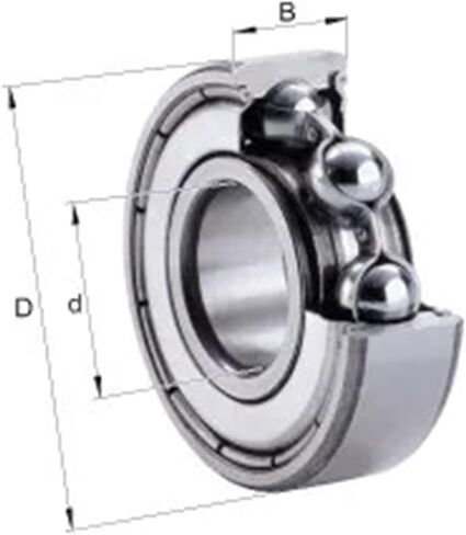 PKJVOQDA 200pcs Bearing 604 604Z 604ZZ 4X12X4 Shielded Miniature Ball Bearings MINI Ball Bearing in Saudi Arabia