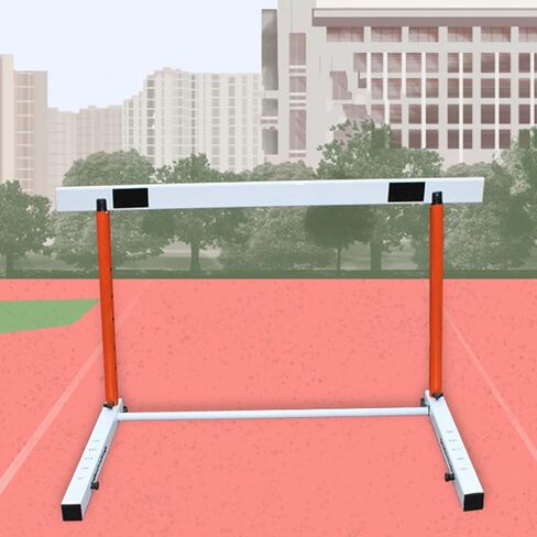 Adjustable Height Sports Training Hurdle - Agility Obstacle Course Equipment for Track & Field Athletes and Coaches - Quick Setup Speed Training Hurdles in Saudi Arabia