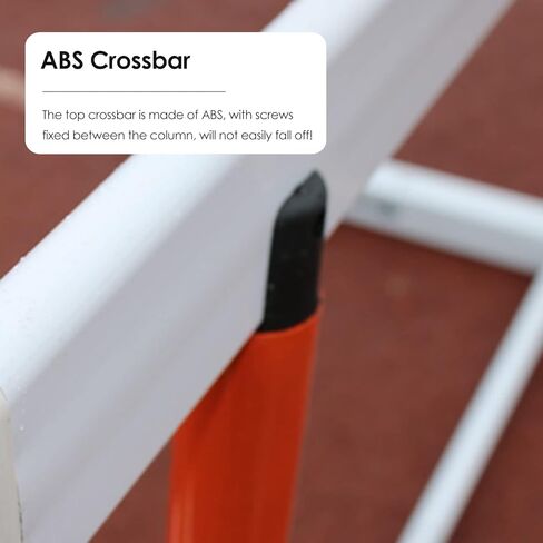 Adjustable Height Sports Training Hurdle - Agility Obstacle Course Equipment for Track & Field Athletes and Coaches - Quick Setup Speed Training Hurdles in Saudi Arabia