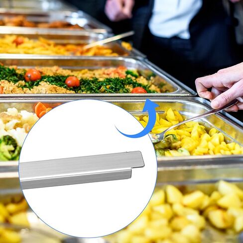 8 عبوات من قضبان محول طاولة البخار من الفولاذ المقاوم للصدأ مقاس 30.48 سم من YBEATY، قضبان مقسمة للطعام معدنية متينة ومبردة لمطعم الفندق ومقلاة المطبخ المنزلي وإكسسوارات خدمة الطعام التجارية in Kuwait