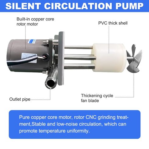 -30℃ ~100℃ Laboratory Chiller Circulator 6L Chiller Lab Low Temperature Cooling Liquid Circulator Pump Chiller Lab Recirculating Chiller Water Bath Recirculating Water Cooling Chiller,110V in Saudi Arabia