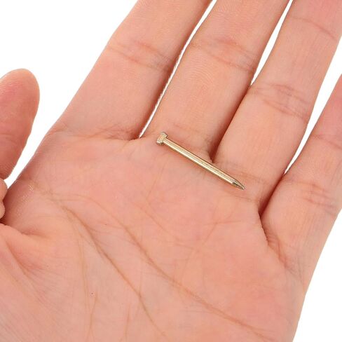 Garneck 1300pcs Gauge Headless Pin Nails for Pneumatic Nailer Galvanized Fine Nails for Cabinetry Molding Woodworking Trim Work Heavy-duty Fastening Professional Pack in Kuwait