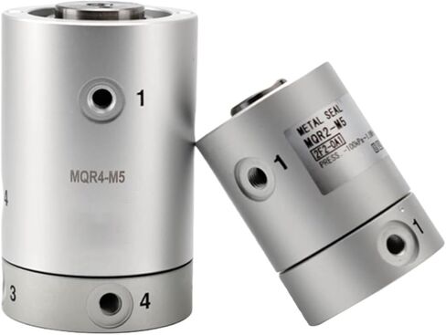 1pcs Type Pneumatic Rotating Conector 360° MQR2 4 8 12 16-M5 High Speed Multi-turn Slip Ring Universal Swivel Rotatory fitting(MQRF12-M5) in Saudi Arabia
