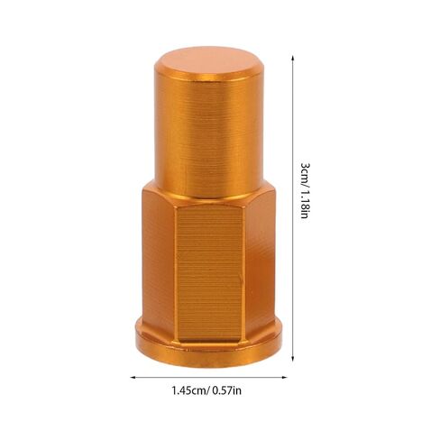 Garneck Motorcycle Valve Stem Lock Nut and Spacer Washer Kit Aluminum Bolt Accessory with Vibration Resistance and Leak Prevention Easy DIY Installation for Bikes and Motorcycles in Kuwait