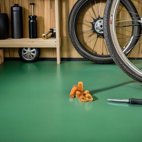 Garneck Motorcycle Valve Stem Lock Nut and Spacer Washer Kit Aluminum Bolt Accessory with Vibration Resistance and Leak Prevention Easy DIY Installation for Bikes and Motorcycles in Kuwait