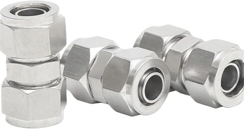 1pcs Equal/Reducer 4 6 8 10 12 14 16 mm Hose Quick Twist Coupler Connector 304 Stainless Steel Pneumatic Air(12x10mm-12x10mm) in Saudi Arabia