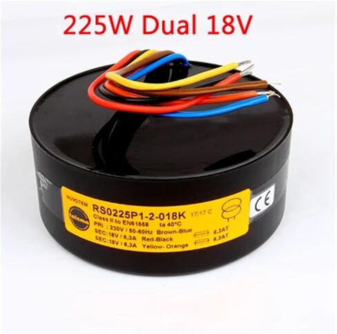Sealed 225W Dual 12V 15V 18V 25V Ring Transformer 225VA Ring Bull(225W Dual 18V) in Saudi Arabia
