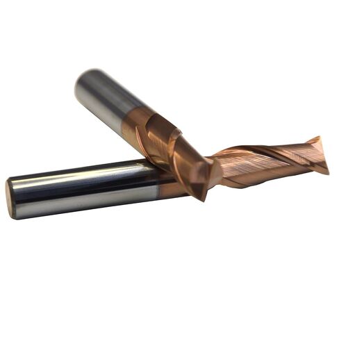 WKSTOOL 0.5 مم قطر 2 قطعة/المجموعة من الكربيد الصلب المربع المسطح للطحن قاطع مصغر، 2 فلوت، طلاء، لقم مطحنة مخرطة CNC (للفولاذ المتصلب، قطر مطحنة 0.5 مم - 1 مم Lg.of Cut-4mmSHK Dia-50mmOAL) in Kuwait