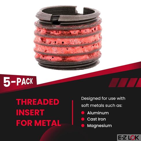 E-Z LOK - 329-12 E-Z Lok حشوة ملولبة خارجيًا، C12L14 فولاذ كربوني، يلتقي AISI 12L14، 3/4"-10 خيوط داخلية، 1"-8 خيوط خارجية، 0.781" طول، صنع في الولايات المتحدة (عبوة من 5) in Saudi Arabia