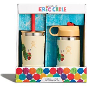 HYDRO FLASK Kids Water Bottle Jr. Stainless Steel Insulated With Straw Cap for Water, Milk, Juice, School, Camp, Sport, Play and Lunch, Easy to Clean, Leak-Resistant in Kuwait