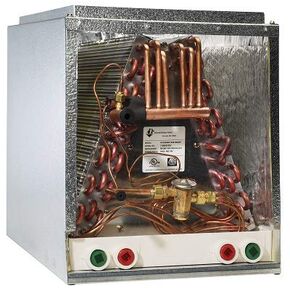 Advanced Distributor Products S36L145 1.5-3.0 Ton Copper/Aluminum - Galvanized Cabinet - Upflow Evaporator Coil - W/Orifice, 14.5 Inches Width x 20.5 Inches Depth x 16.5 Inches Height, 32 Lbs in Saudi Arabia
