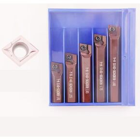 Generic أداة ثقب الثقب الداخلي، 5 قطع/مجموعة S14X-SCACR09، طول شريط الأدوات: 45 مم - 85 مم، مع 10 شفرات CNC (شريط أدوات مملة خاص لآلة حفر الحفارات) in Kuwait