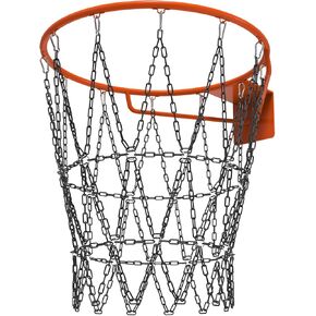 KingDolly Upgraded Buckle Chain Basketball Net, Rust-Proof Coated Metal Basketball Net Outdoor with 12 Loops Snap Links, 18" Universal Fit Chain Net for Basketball Hoop - No Tools Installation in Kuwait