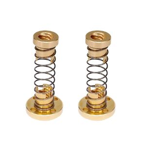 T8 Anti Backlash Spring Loaded Brass Nut for Diameter 8mm Acme Threaded Rod Lead Screws Elimination Gap Nut for Ender 3 Ender 3s Ender 3 Pro V2 CR-10 DIY CNC 3D Printer Parts 4PCS in Saudi Arabia