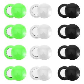 12 Pairs Marathon Bib Holder for Runners, Magnetic Number Holder, Race Bib Clips, Triathlon Cycling Field Supplies(White, Black, Green) in Saudi Arabia