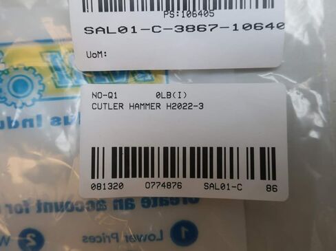 Box of 3 CUTLER HAMMER H2022-3 62.2-84.6A AMP Overload Relay Heater Element in Saudi Arabia